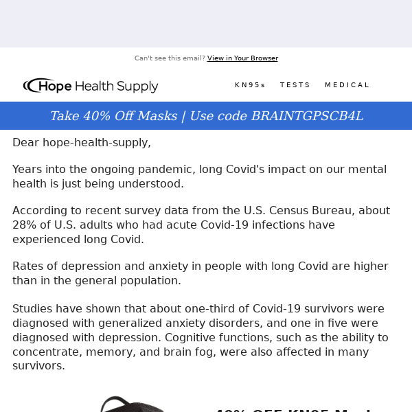 Long Covid And Your Mental Health 🧠