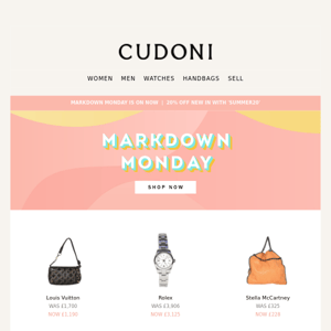 NEW SALE ITEMS | MARKDOWN MONDAY