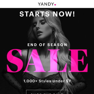 STARTING TODAY! ☀️ END OF SEASON SALE ☀️