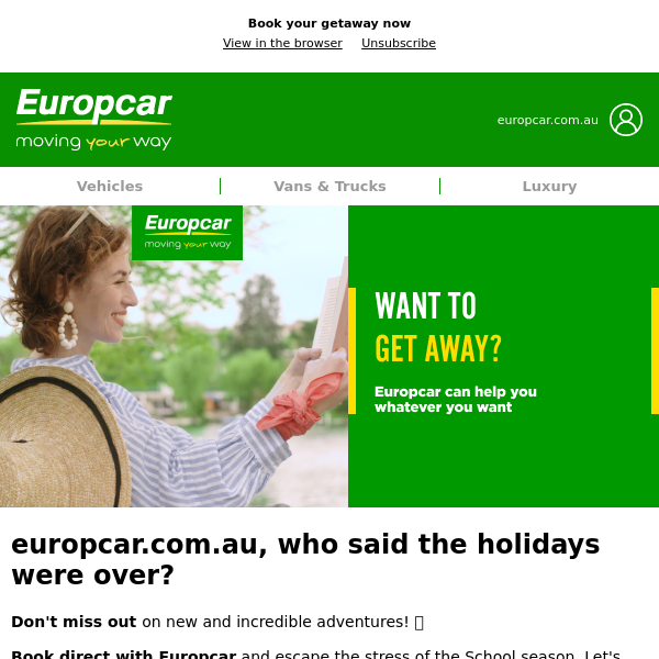 europcar.com.au, let's tackle the September rush 💪