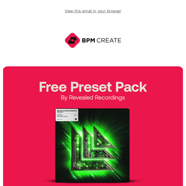 Free Synth Preset Pack by Hardwell's Revealed Recordings