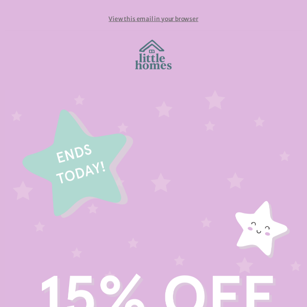 Last few hours to save 15%! ⭐