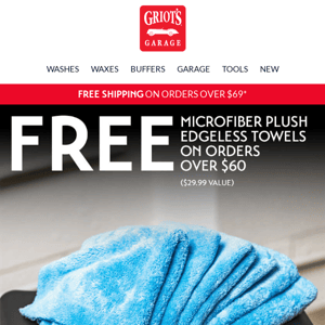 Hurry! FREE Microfiber Edgeless Towels Offer Ends Soon!