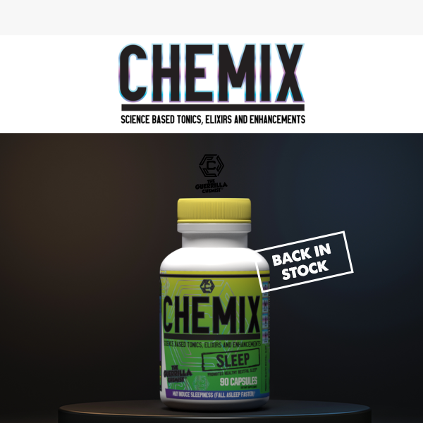 (Back in Stock) Improve your sleep quality with Chemix SLEEP💤