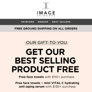 Free: Bestselling serum + biodegradable face towels 