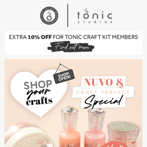 💜 Up to 58% off Nuvo & Craft Perfect 💜