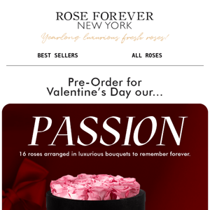 Passion rose boxes for Vday?😍