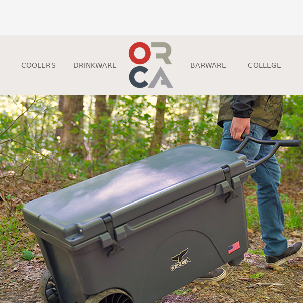 Don't miss the NEW 65 Quart Wheeled Cooler!