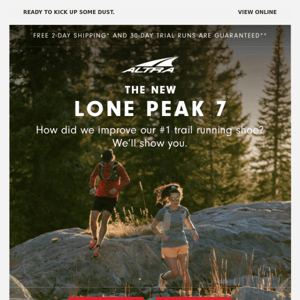 The new Lone Peak 7 is here!