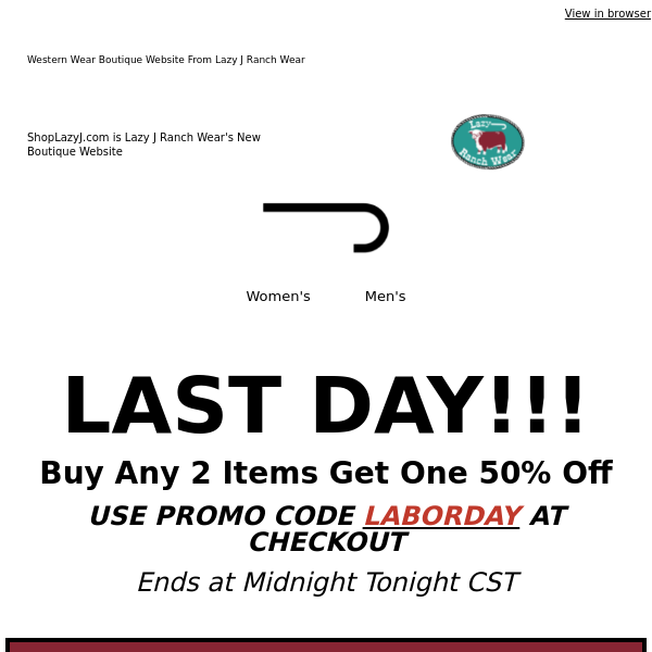 Labor Day Sale ENDS TODAY