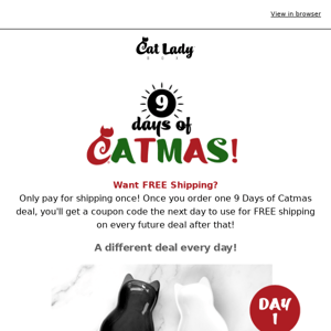 9 Days of Catmas: $7 Cat Spoon Rests!