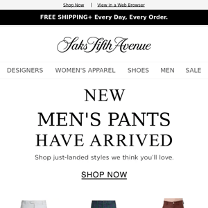 New Men's Pants we found just for you