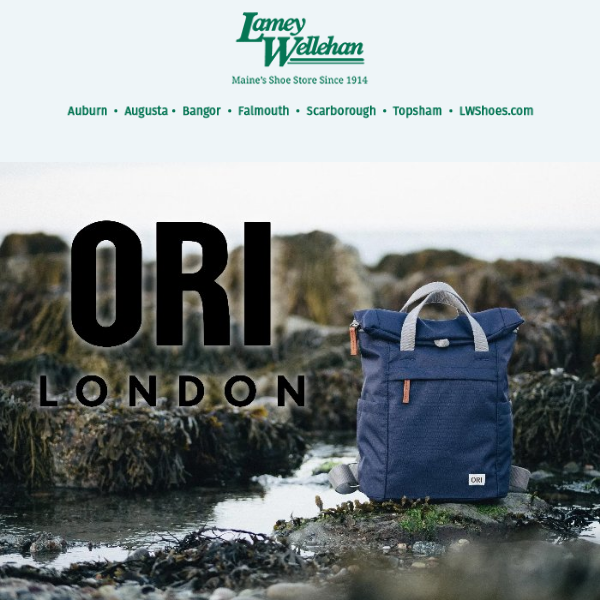 Ori London bags are now at Lamey Wellehan