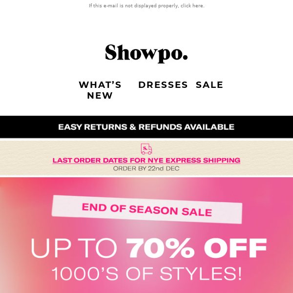 PSA: Up to 70% Off 1000's of Styles