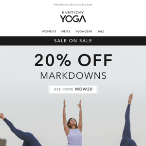 Extra 20% off Markdowns!