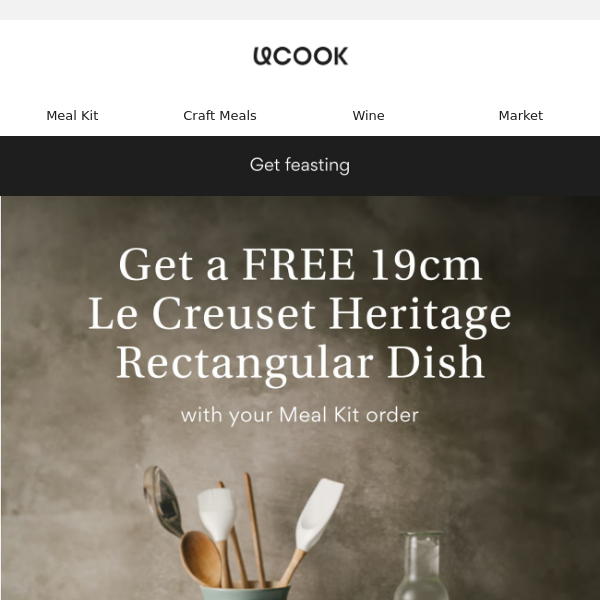 You're getting FREE Le Creuset! 🧑‍🍳