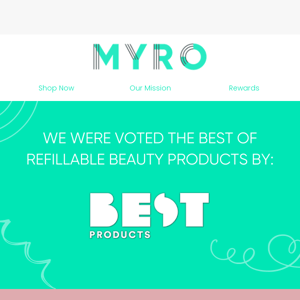 Myro was voted the best! 🏆