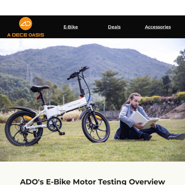 An Insight into ADO’s E-bike Motor Testing