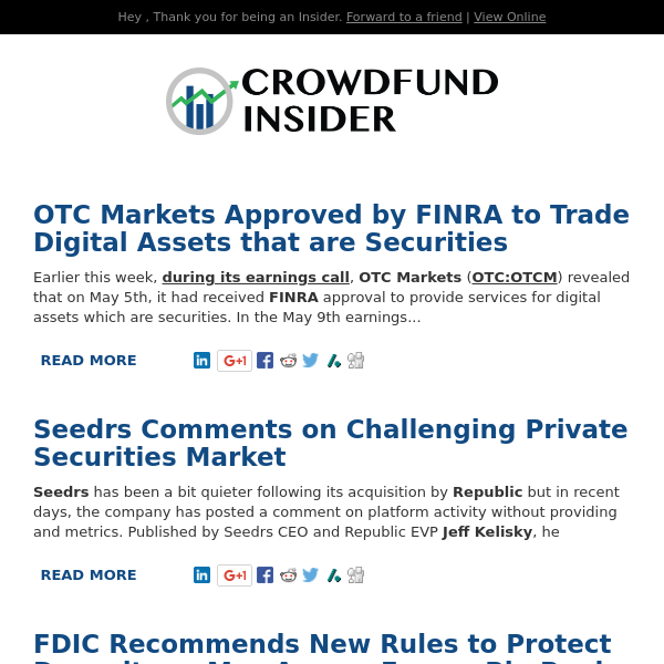 OTC Markets Preps for digital securities.