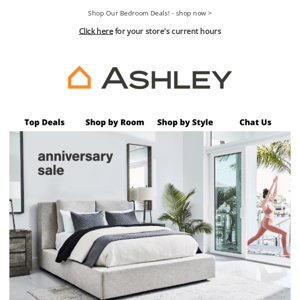 Anniversary Sale - Don't Sleep In On the Awesome Bedroom Deals!