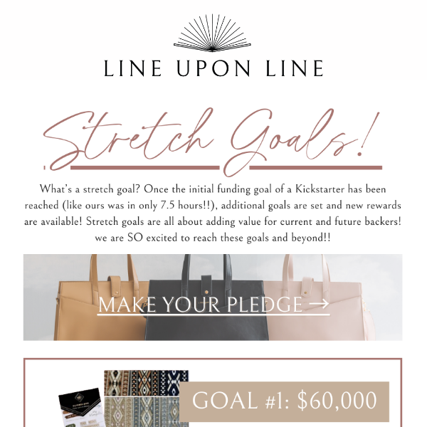 STRETCH GOALS for the Church Bag 🤩