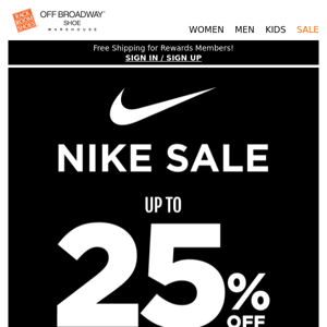 Nike Sale! Up to 25% OFF 😲