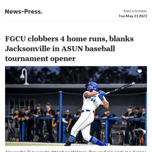 News alert: FGCU clobbers 4 home runs, blanks Jacksonville in ASUN baseball tournament opener
