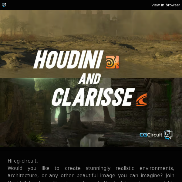 🖼️Master the Art of Realistic Environment Creation with Clarisse and Houdini