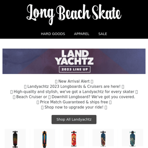 Long Beach Skate Co 🛹 '23 Landyachtz Just Dropped 🔥 Get Ready to Shred 🚀