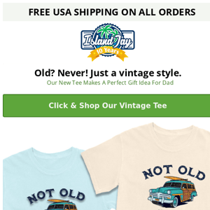 🎁Gift For Dad🎁 Not Old Just Vintage Tee
