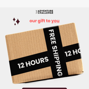 🚨 12 HOURS FREE SHIPPING 📦