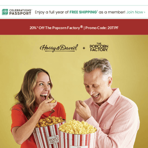 🍿Popcorn Lovers’ Day Special: 20% Off Your First Order