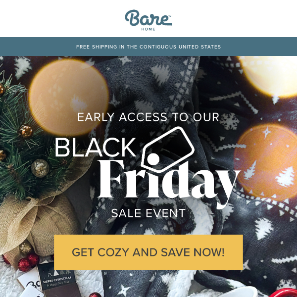 Wrap Up Warmth: Early Access to Black Friday Deals Starts Now!