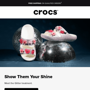 The Glitter Crocs just dropped ✨