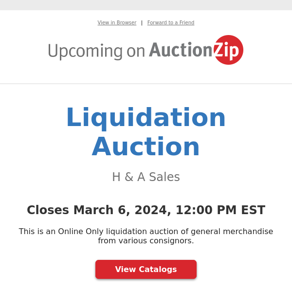 Liquidation Auction