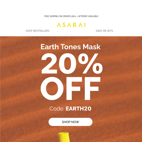 20% OFF Earth Tones Mask