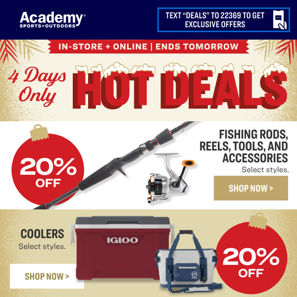 20% Off Fishing Rods, Reels + More - Academy Sports + Outdoors