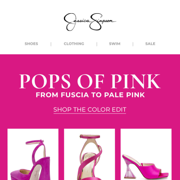 Pops of pink 🎀