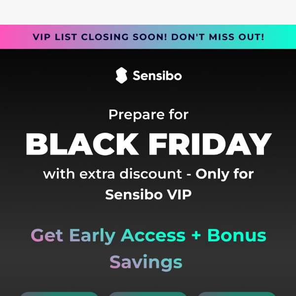 Ready for VIP Black Friday? Sign Up Today! 🚀