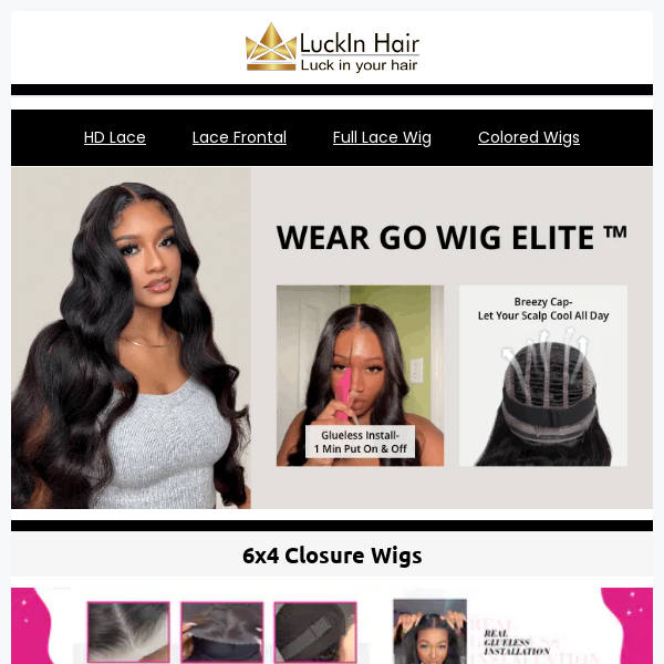 0 Skills Needed!Completely Glueless Wigs For Everyday Wear