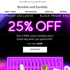 ⚡ 25% OFF ⚡ BLACK FRIDAY STARTS NOW