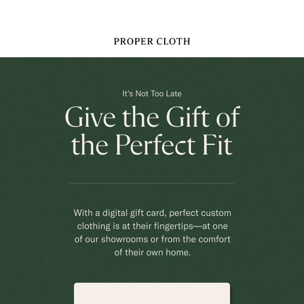 It’s Not Too Late: Send a Digital Gift Card