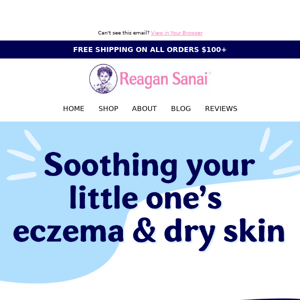 Soothe your little one's eczema + dry skin ➡️