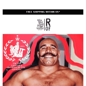 THE IRON SHEIK  |  CHAMPION OF THE EARTH