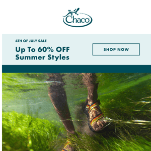 Take 10% off—we saved your Chaco favorites!