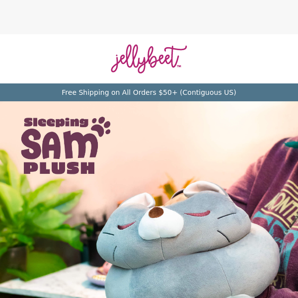 💤 Snuggle Up with Bobblejot's Sleeping Sam Plushie!