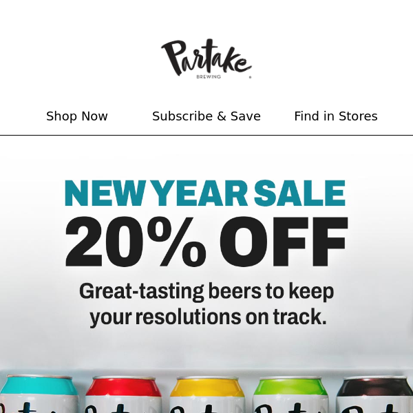 20% Off To Kick-start Your New Year