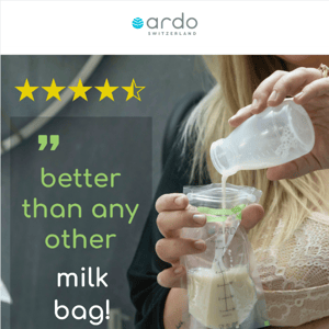 The #1 milk bag that won’t leak