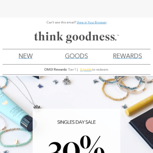 Hey Think Goodness, here's 30% OFF!
