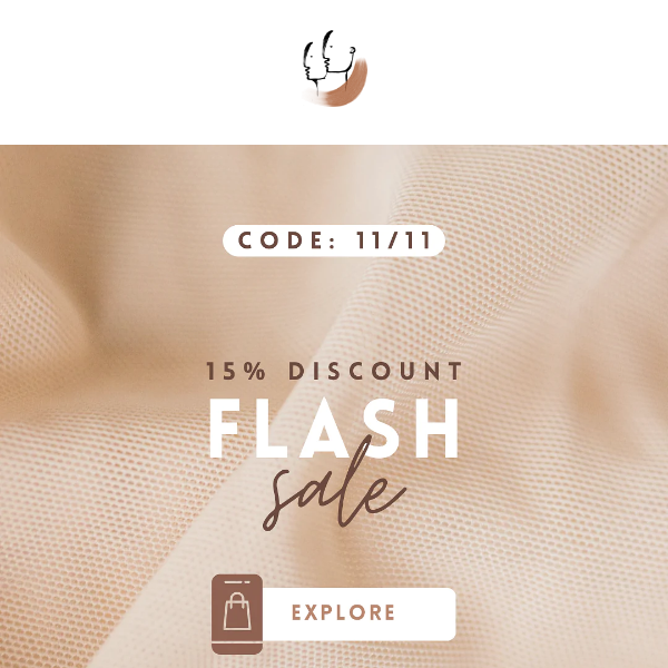 💌 11/11 Flash Sale ~ 15% off everything